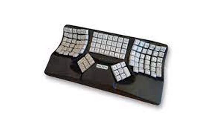 Maltron Keyboard (Dual Hand 3D L89) (Black, No Trackball, QWERTY Keys)