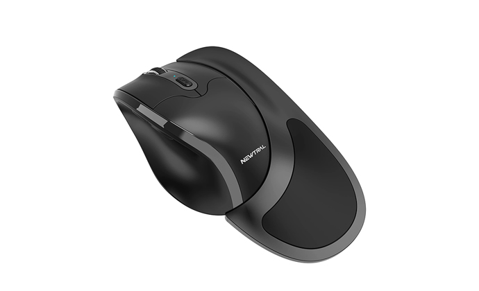 Newtral 3 Ergonomic Mouse (Wireless, Medium, Black)
