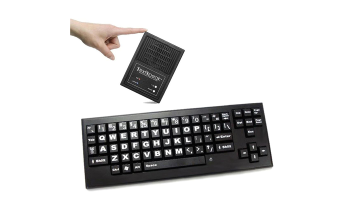 TextSpeak Large Key Wireless Speech Generator Keyboard