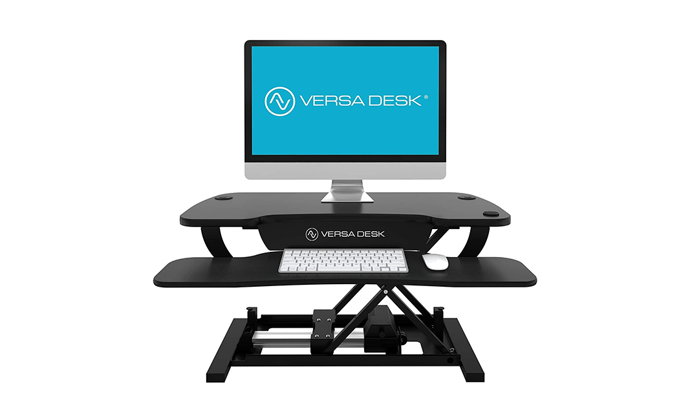 Versa Power Pro Desktop 36 standing front view with monitor