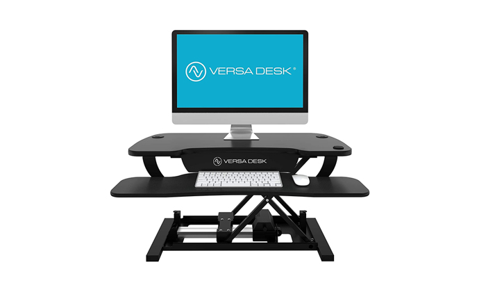 Versa Power Pro Desktop 40 front view with monitor in the standing position