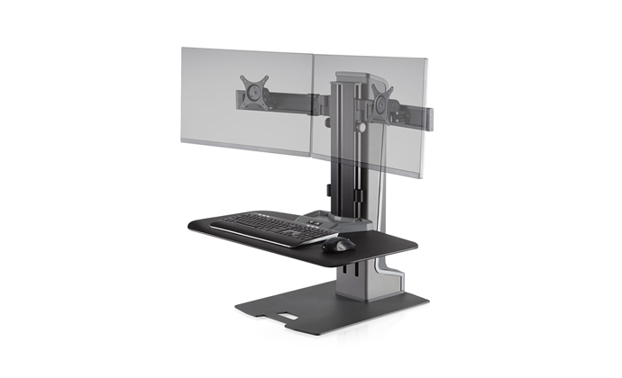 Winston-E Workstation Dual with Compact Work Surface