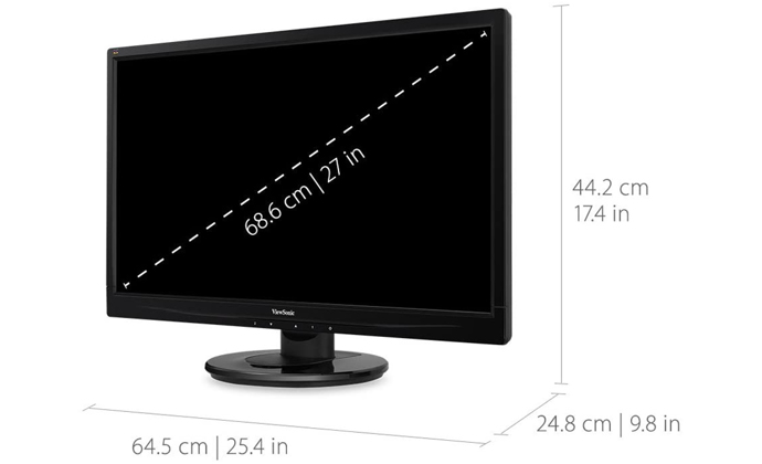 27" LED Flat-Panel Monitor ViewSonic VA2746MH-LED