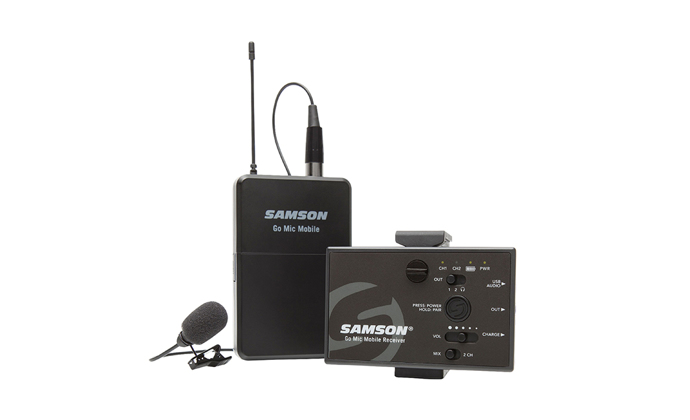 Samson Go Mic Mobile Digital Wireless System with LM8 Lavalier and Belt Pack Transmitter