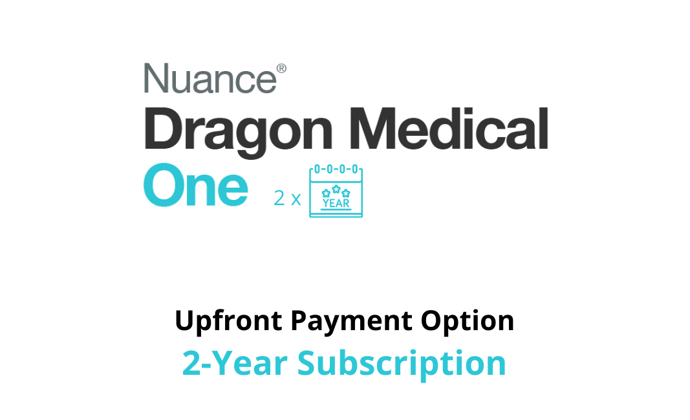 Dragon Medical One (New User, 2 Year Subscription)