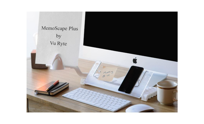 VuRyte Memoscape Plus (2080) to the left of the monitor
